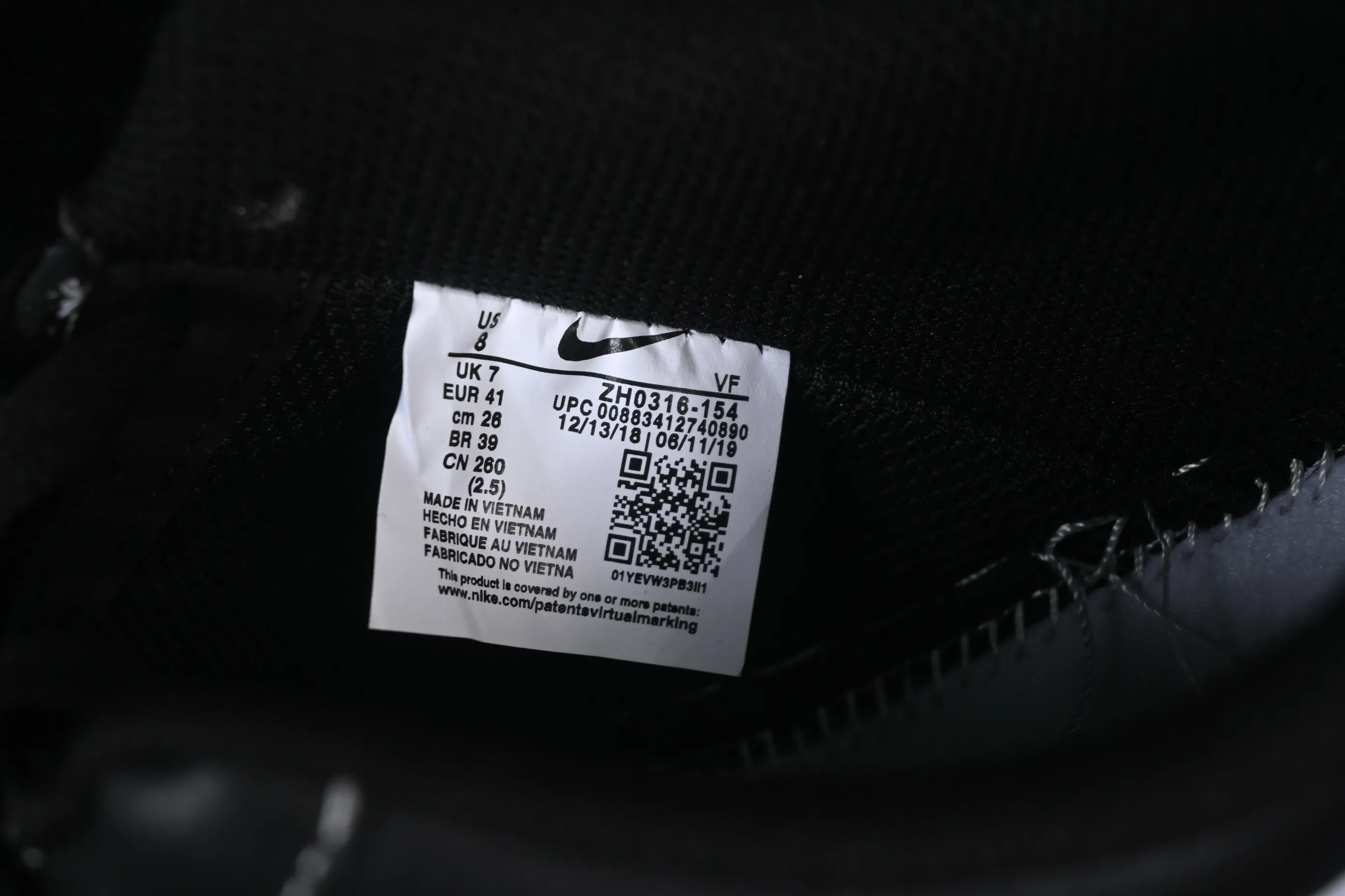 All categories Nk Air Force 1 Air Force series Nk Air Force 1 Low Air Force low-top Nike Air Force 1'07 Low black and silver small hook Air Force 1 low-top casual sneakers ZH0316-154